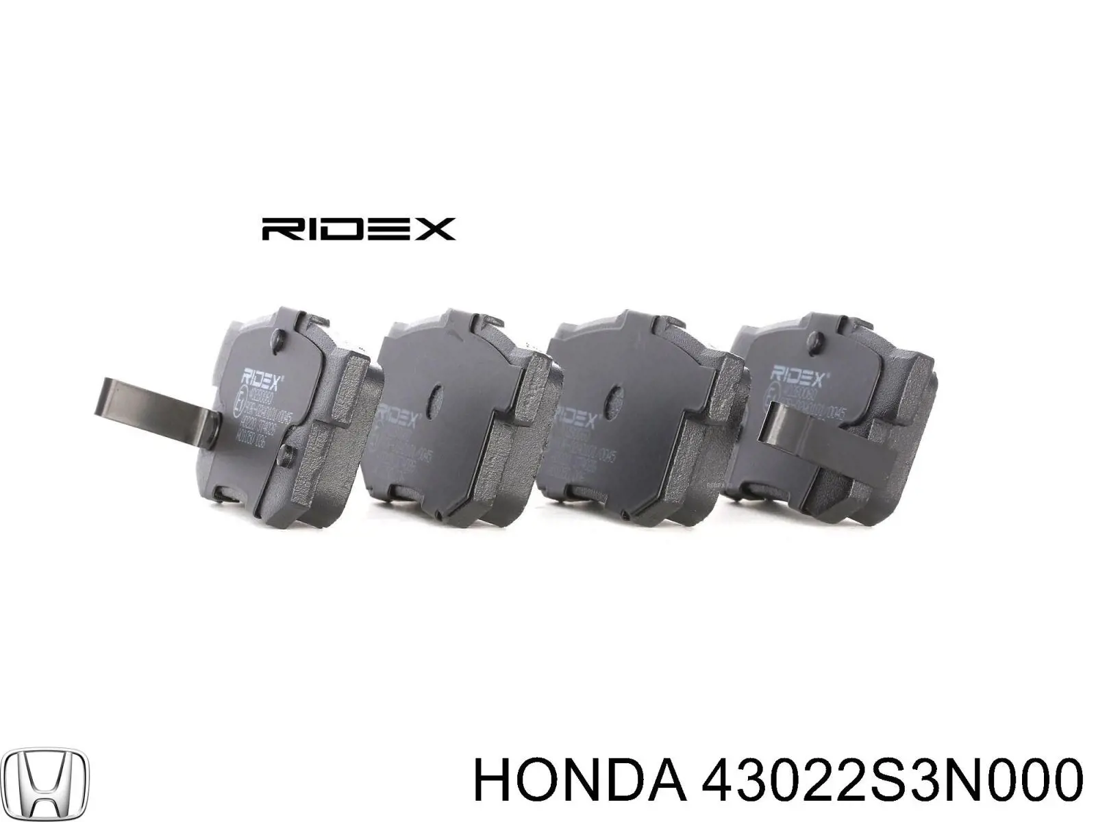 Okładziny (klocki) do hamulców tarczowych tylne Honda 43022S3N000 cena, od 19,21 USD