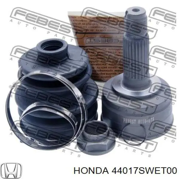 Osłona przegubu homokinetycznego półosi przedniej wewnętrzna Honda 44017SWET00 cena, od 6,39 USD