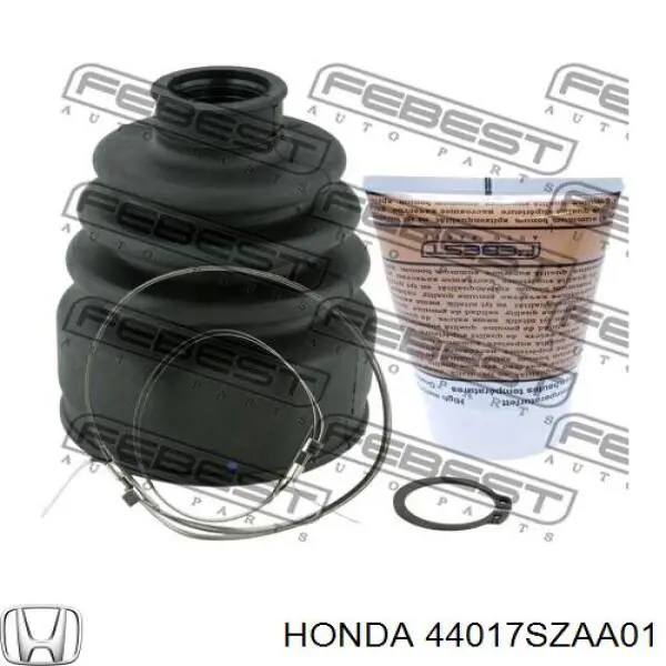 Do koszyka 44017SZAA01 Honda Osłona przegubu homokinetycznego półosi przedniej wewnętrzna