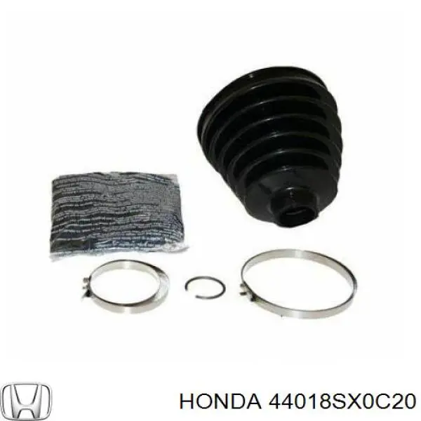 Do koszyka 44018SX0C20 Honda Osłona przegubu homokinetycznego półosi przedniej zewnętrzna