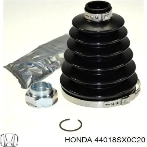 Do koszyka 44018SX0C20 Honda Osłona przegubu homokinetycznego półosi przedniej zewnętrzna
