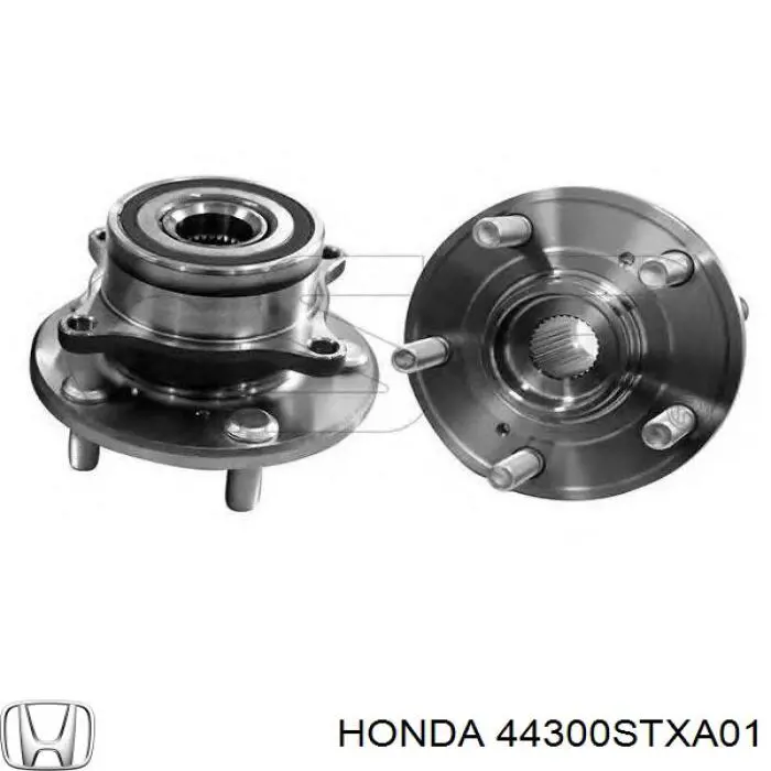 Do koszyka 44300STXA01 Honda Piasta przednia