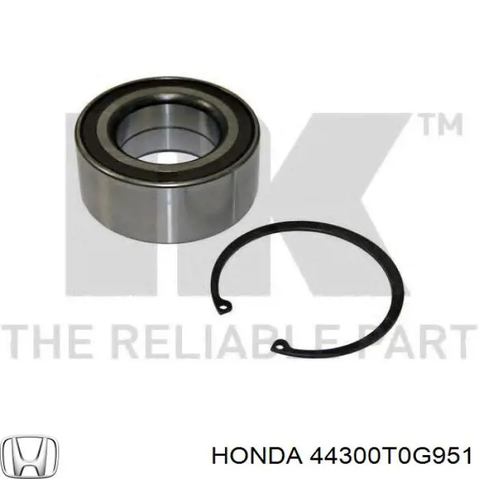 44300T0G951 Honda Łożysko piasty przedniej