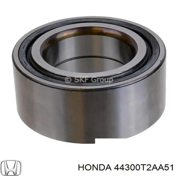 Do koszyka 44300T2AA51 Honda Łożysko piasty przedniej