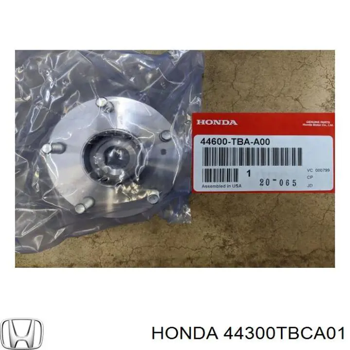 Do koszyka 44300TBCA01 Honda Łożysko piasty przedniej