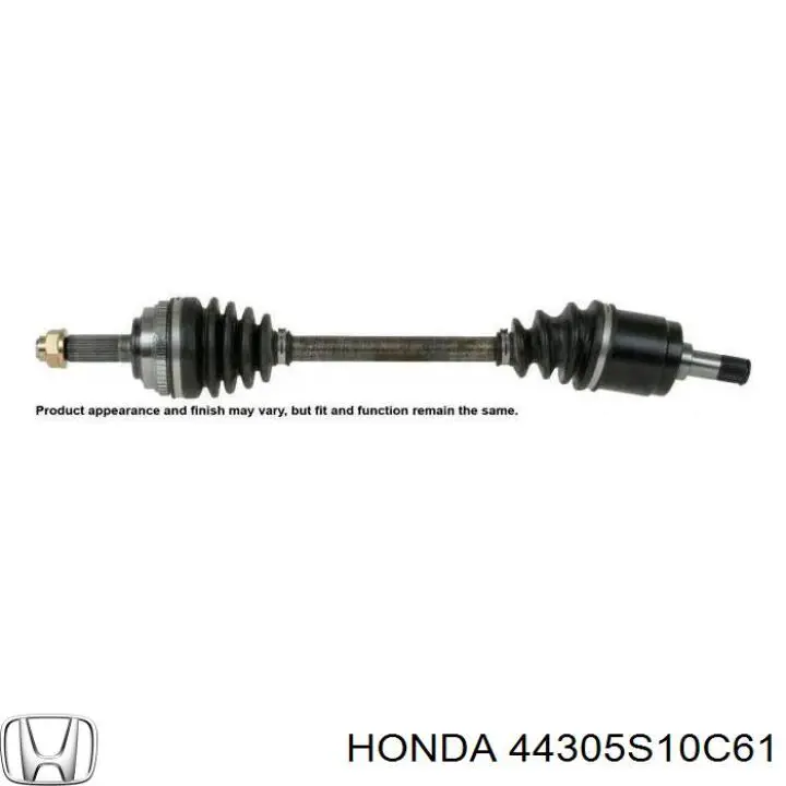 Półoś napędowa przednia prawa Honda 44305S10C61 cena, od 87,85 USD