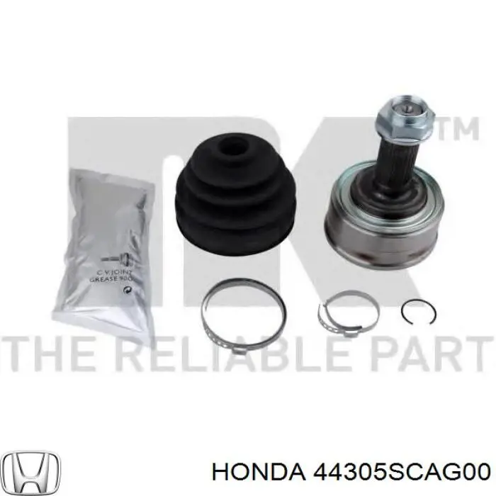 Półoś napędowa przednia prawa Honda 44305SCAG00 cena, od 105,53 USD