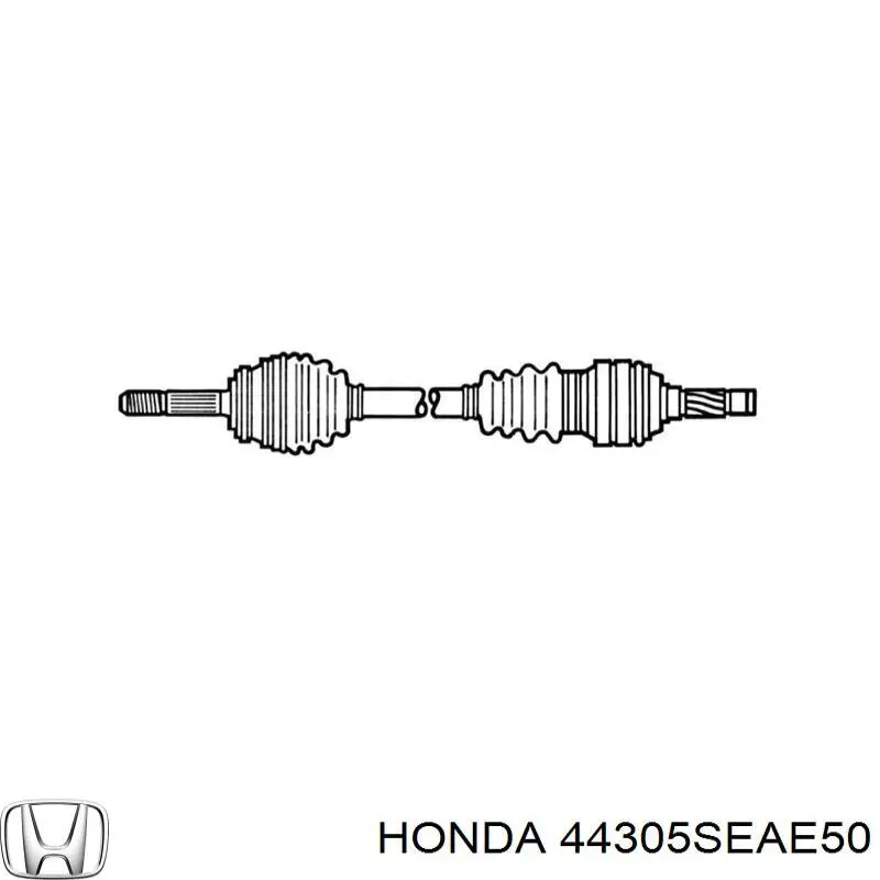 44305SEAE50 Honda Półoś napędowa przednia prawa