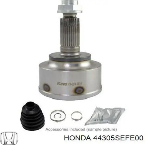 Półoś napędowa przednia prawa Honda 44305SEFE00 cena, od 136,62 USD