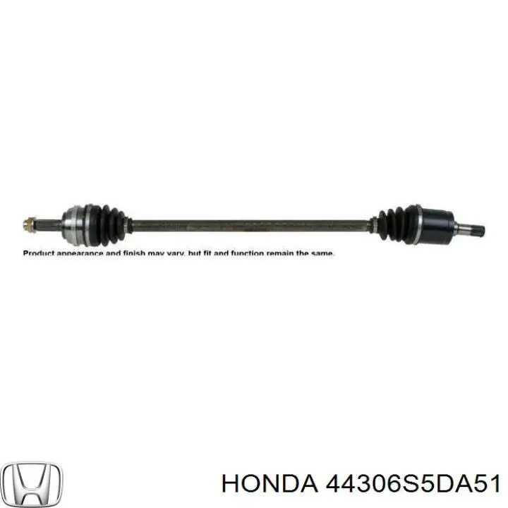 Półoś napędowa przednia lewa Honda 44306S5DA01 cena, od 245,28 USD