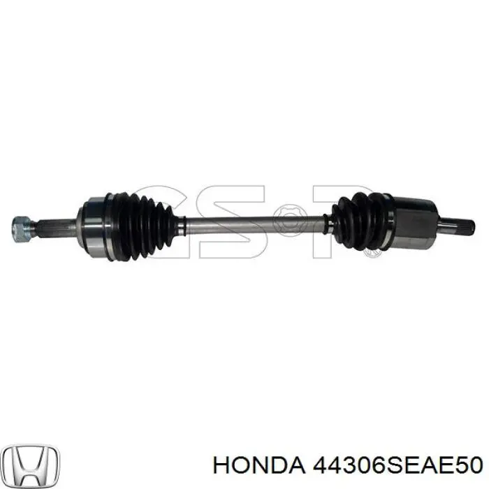 Półoś napędowa przednia lewa Honda 44306SEAE50 cena, od 124,54 USD