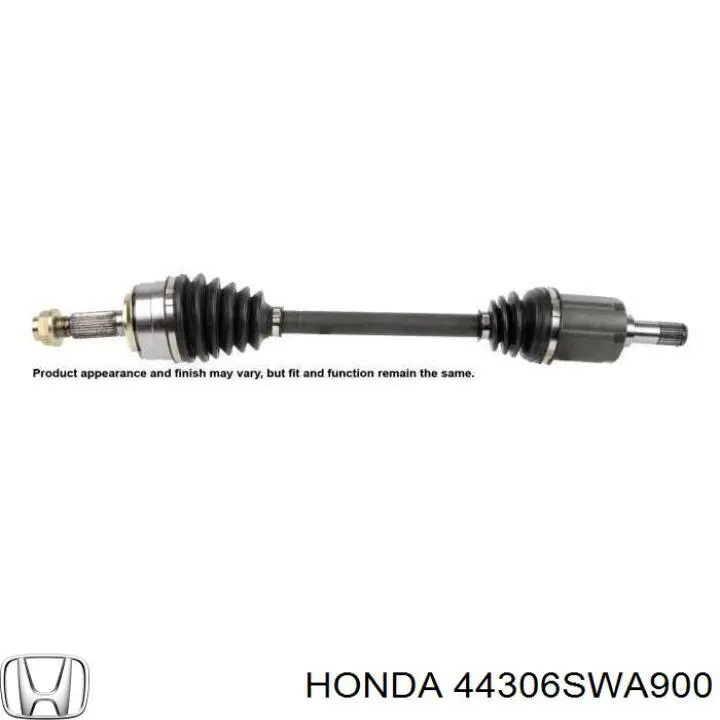 Półoś napędowa przednia lewa Honda 44306SWA900 cena, od 103,21 USD