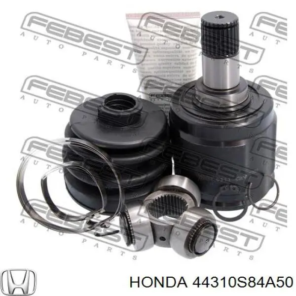 Przegub homokinetyczny wewnętrzny przedni lewy Honda 44310S84A50 cena, od 43,39 USD