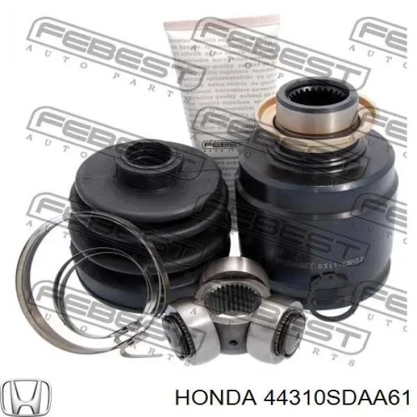 Przegub homokinetyczny wewnętrzny przedni prawy Honda 44310SDAA61 cena, od 37,15 USD