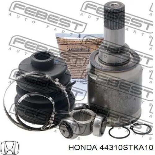 Do koszyka 44310STKA10 Honda Przegub homokinetyczny wewnętrzny przedni lewy
