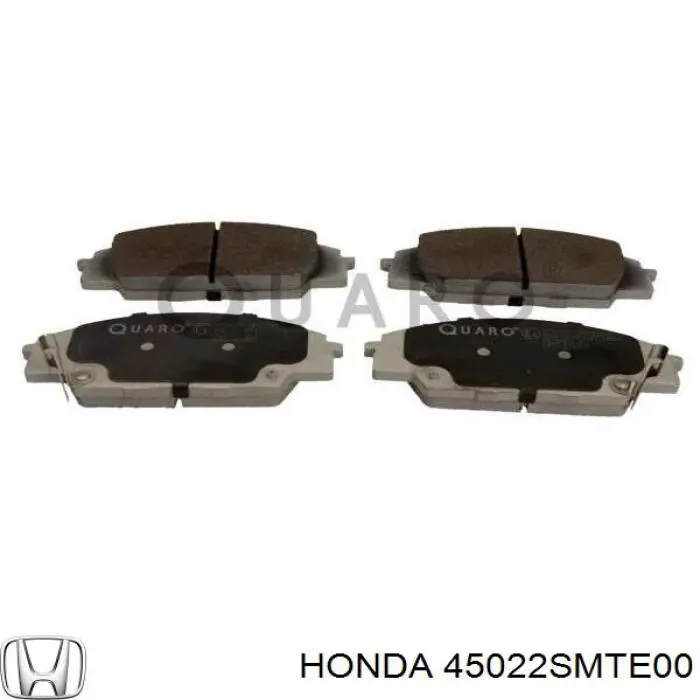 Do koszyka 45022SMTE00 Honda Klocki hamulcowe przednie tarczowe