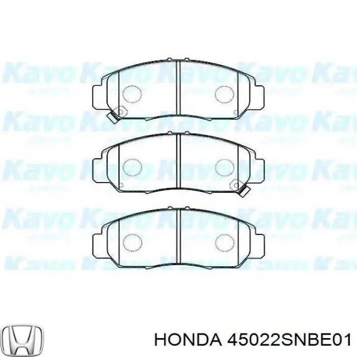 Klocki hamulcowe przednie tarczowe Honda 45022SNBE01 cena, od 60,38 USD