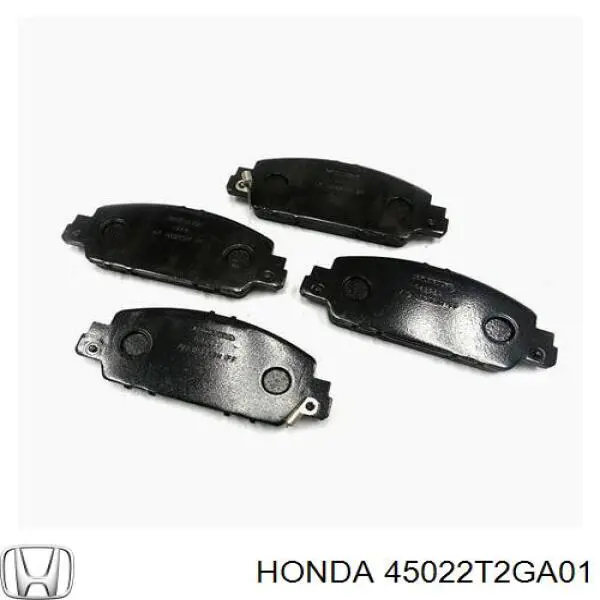 Klocki hamulcowe przednie tarczowe Honda 45022T2GA01 cena, od 37,52 USD