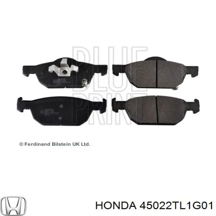 45022TL1G01 Honda Klocki hamulcowe przednie tarczowe