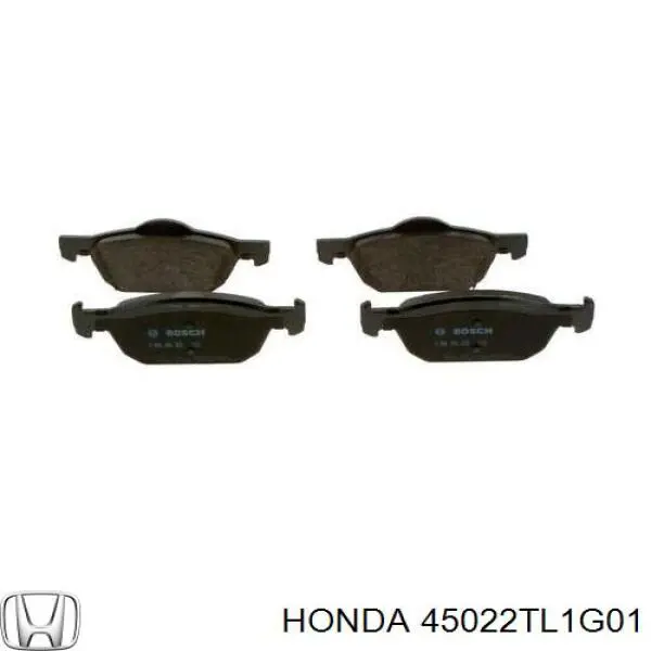 Klocki hamulcowe przednie tarczowe Honda 45022TL1G01 cena, od 17,41 USD