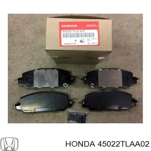 45022TLAA02 Honda Klocki hamulcowe przednie tarczowe