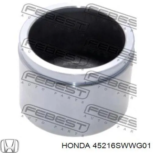 Do koszyka 45216SWWG01 Honda Tłoczek zacisku hamulcowego przedniego