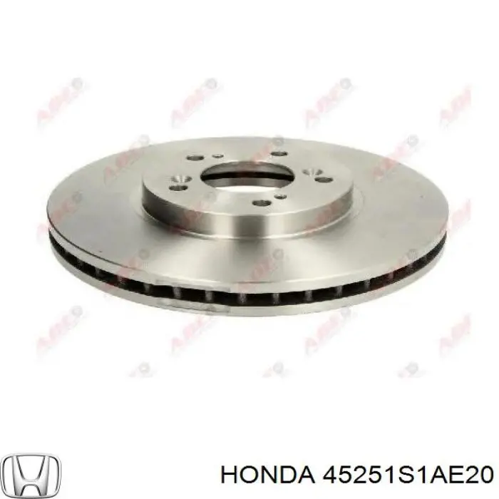 Tarcza hamulcowa przednia 45251S1AE20 Honda