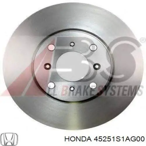 Tarcza hamulcowa przednia Honda 45251S1AG00 cena, od 29,48 USD