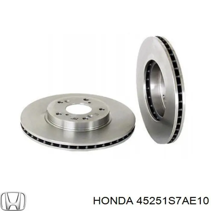 Do koszyka 45251S7AE10 Honda Tarcza hamulcowa przednia
