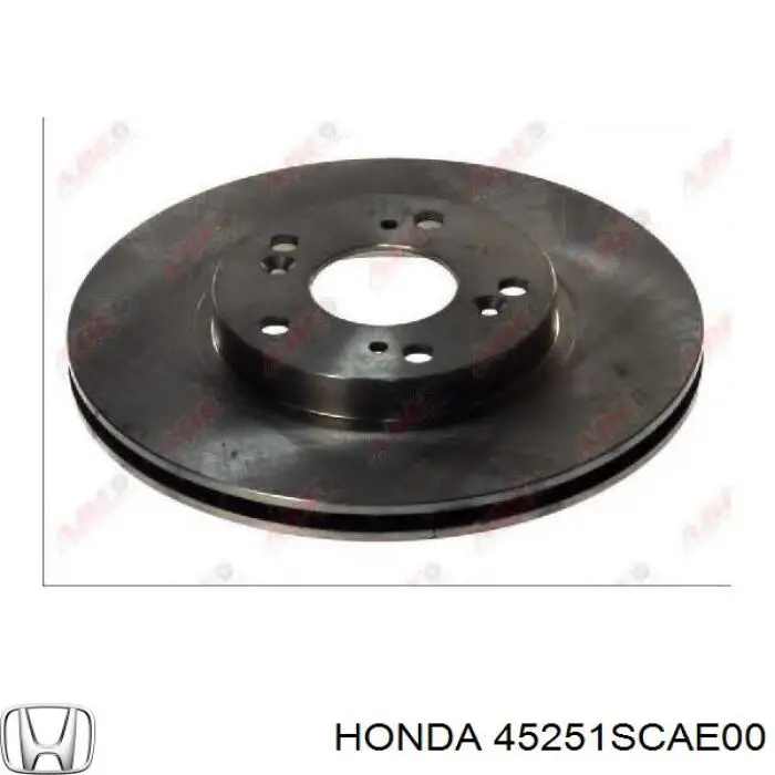 Tarcza hamulcowa przednia Honda 45251SCAE00 cena, od 42,26 USD