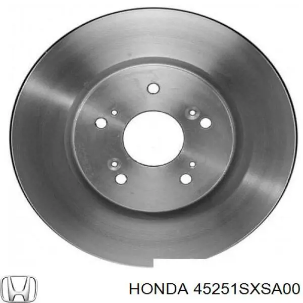Do koszyka 45251SXSA00 Honda Tarcza hamulcowa przednia
