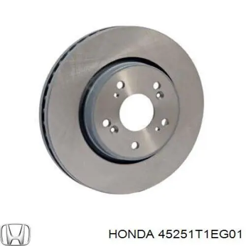 Tarcza hamulcowa przednia Honda 45251T1EG01 cena, od 62,75 USD