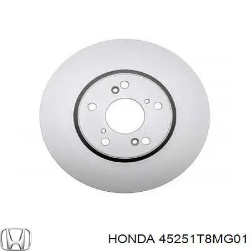 Tarcza hamulcowa przednia Honda 45251T8MG01 cena, od 58,16 USD