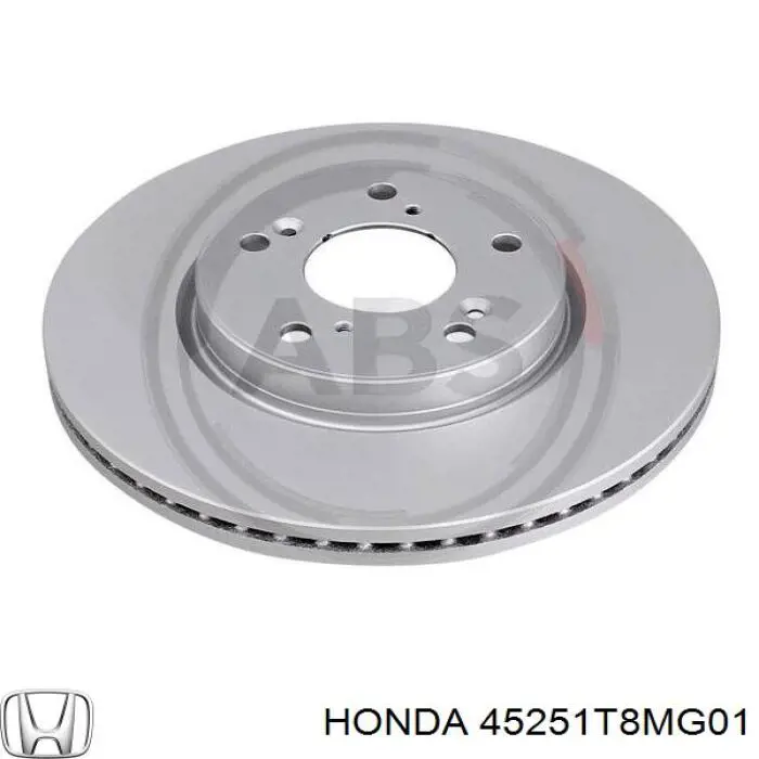 Tarcza hamulcowa przednia 45251T8MG01 Honda
