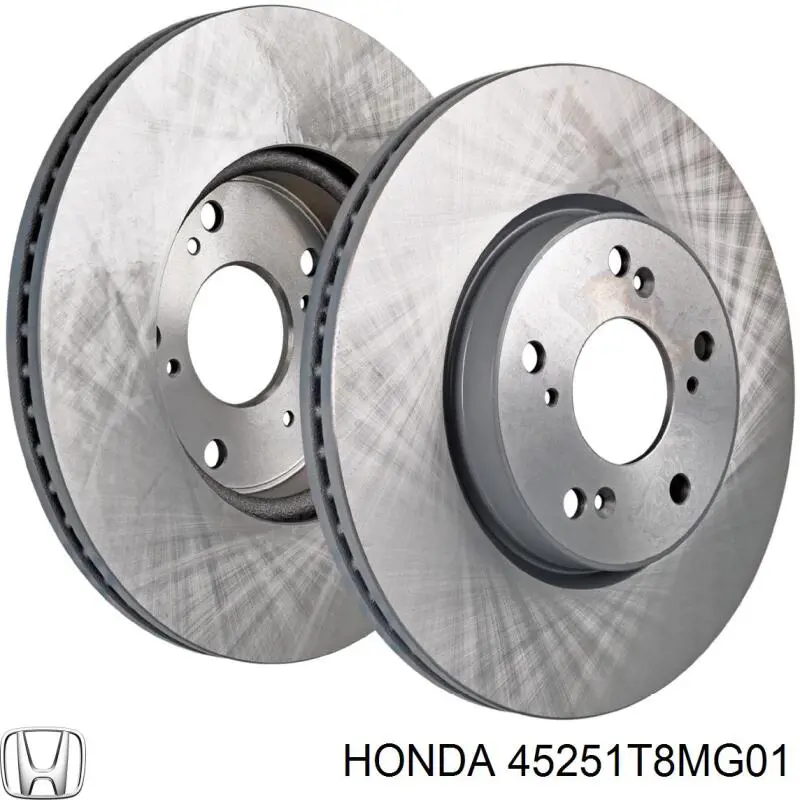 45251T8MG01 Honda Tarcza hamulcowa przednia