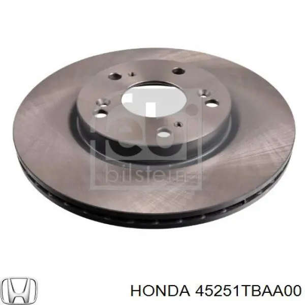 Tarcza hamulcowa przednia Honda 45251TBAA00 cena, od 57,90 USD
