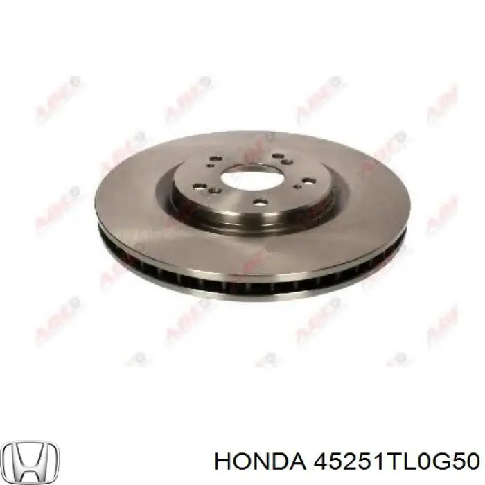 45251TL0G50 Honda Tarcza hamulcowa przednia
