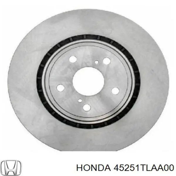 Tarcza hamulcowa przednia Honda 45251TLAA00 cena, od 111,86 USD
