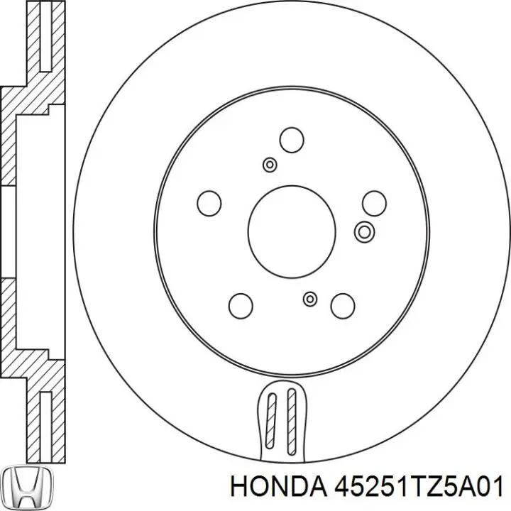 Tarcza hamulcowa przednia Acura MDX III SUV (YD3) (2013 - 2026) cena, od 33,28 USD