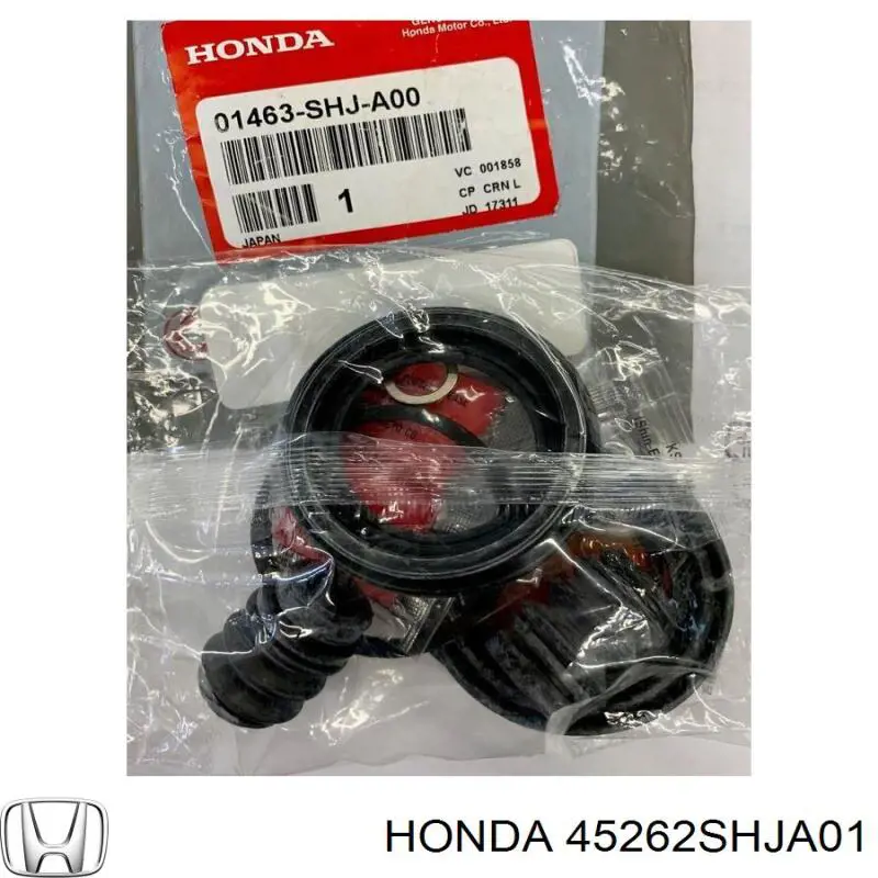 45262SHJA01 Honda Prowadnica zacisku przedniego górna