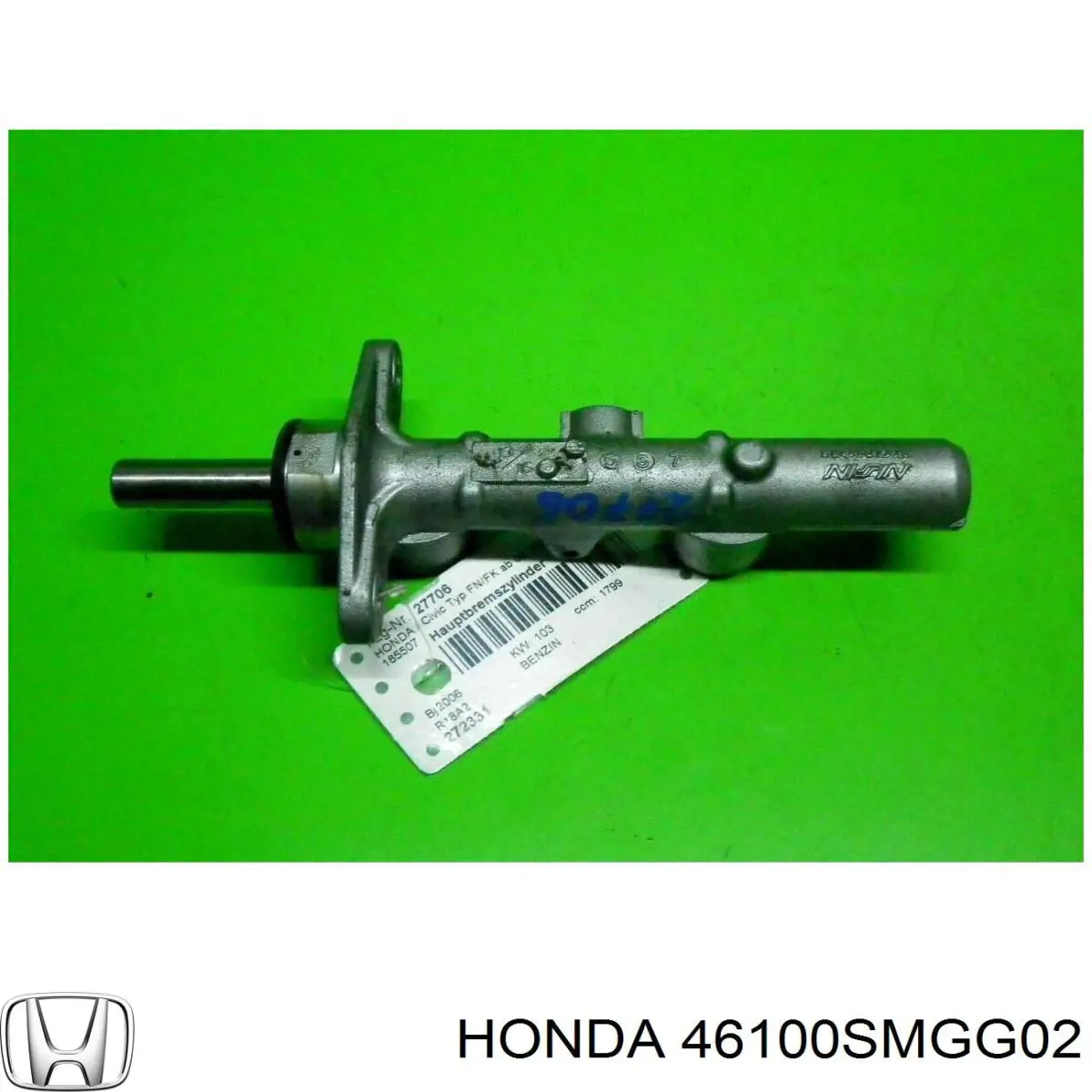 46100SMGG02 Honda Główny cylinder hamulców
