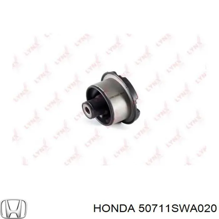 Do koszyka 50711SWA020 Honda Silentblock trawersu do mocowania tylnego reduktora przedni