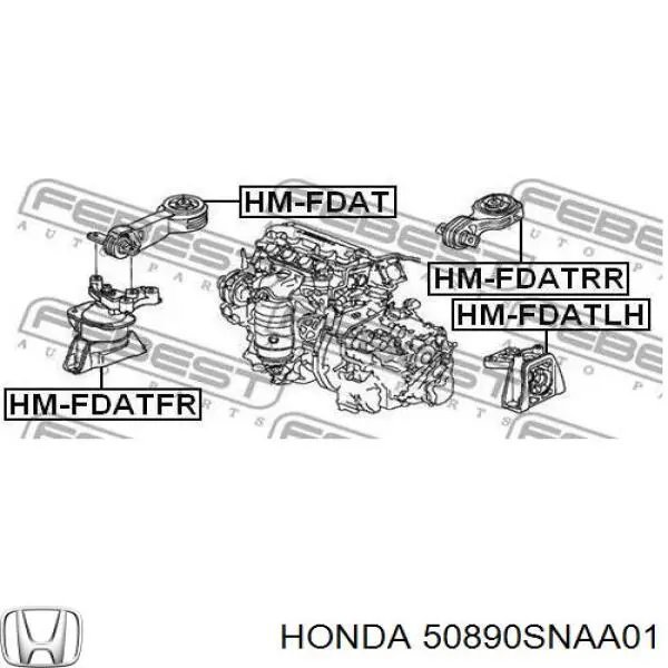 Poduszka (podpora) silnika prawa Honda Civic VIII sedana (FD, FA) (2005 - 2013) cena, od 33,90 USD