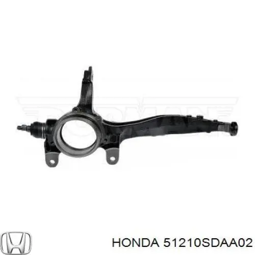 Do koszyka 51210SDAA02 Honda Czop (zwrotnica) przedni prawy