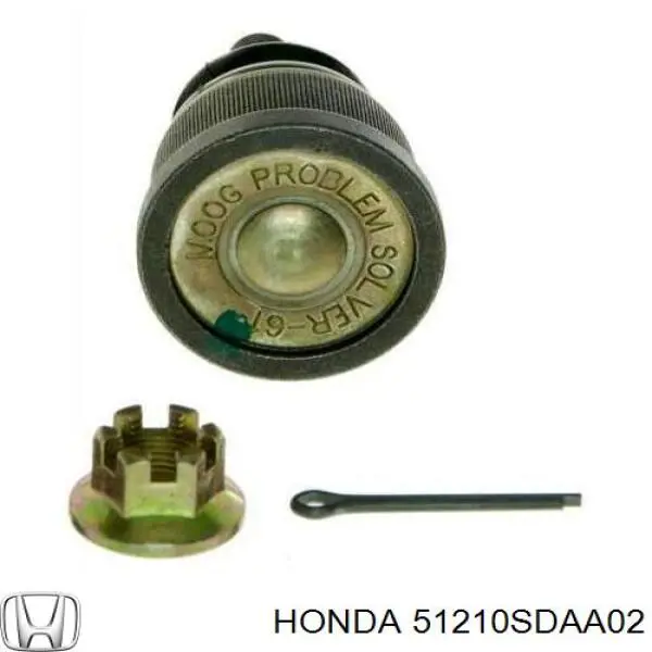 Do koszyka 51210SDAA02 Honda Czop (zwrotnica) przedni prawy