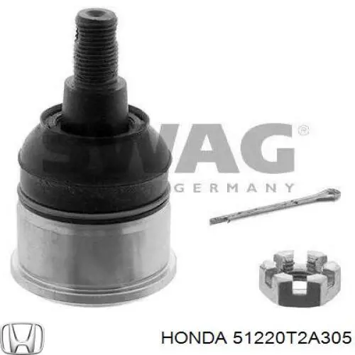 Sworzeń wahacza dolny Honda 51220T2A305 cena, od 16,34 USD