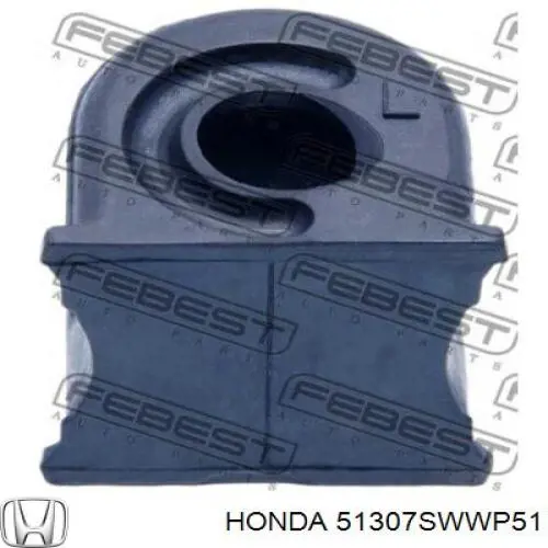 51307SWWP51 Honda Tuleja stabilizatora przedniego lewa