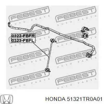 Łącznik stabilizatora przedniego lewy Honda 51321TR0A01 cena, od 18,22 USD