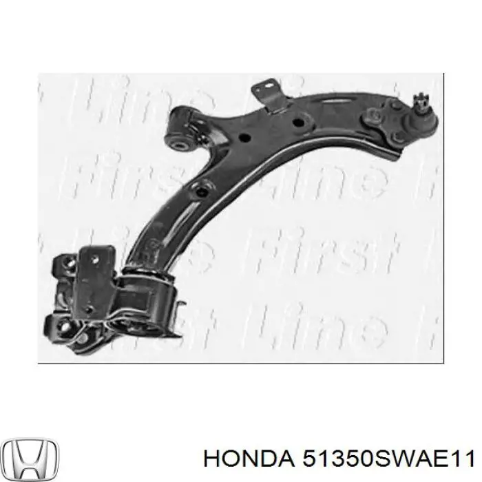 Wahacz zawieszenia przedniego dolny prawy Honda 51350SWAE11 cena, od 160,07 USD