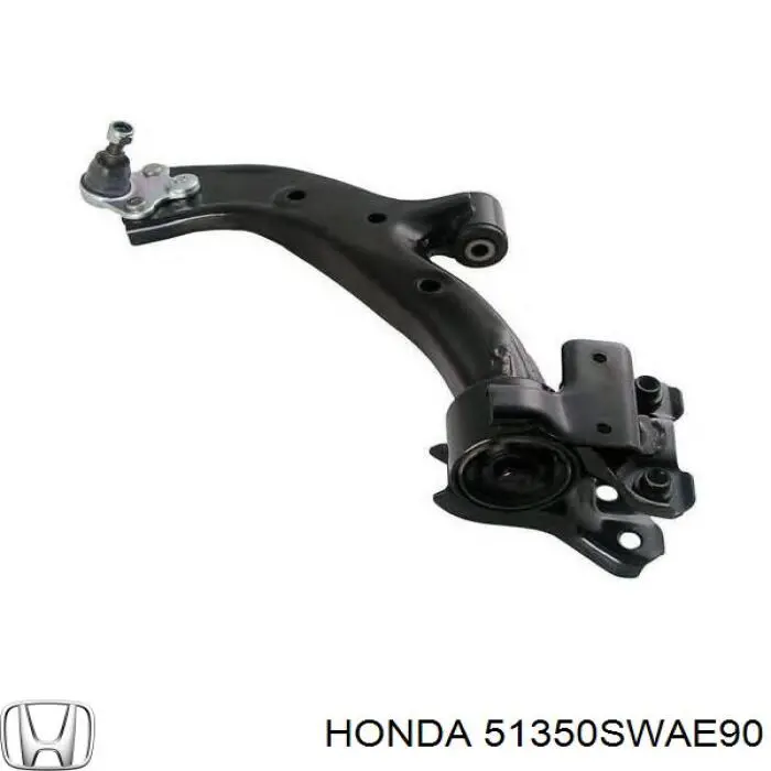 Wahacz zawieszenia przedniego dolny prawy Honda 51350SWAE90 cena, od 380,28 USD